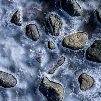 Rocks and ice